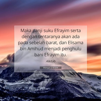 Bilangan 2:18 Ayat Alkitab Dijelaskan