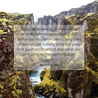 Bilangan 4:25 Ayat Alkitab Dijelaskan