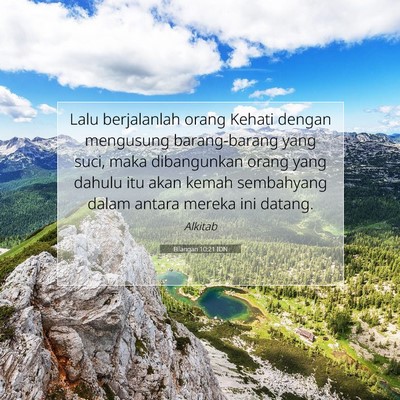Bilangan 10:21 Ayat Alkitab Dijelaskan