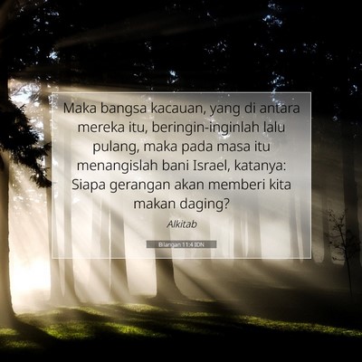 Bilangan 11:4 Ayat Alkitab Dijelaskan