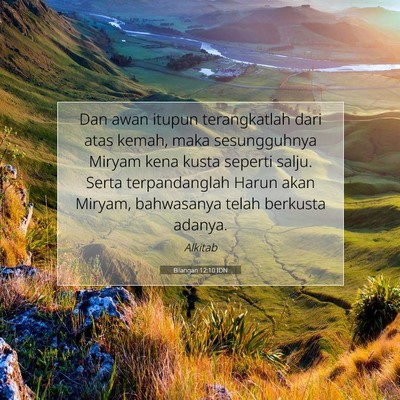 Bilangan 12:10 Ayat Alkitab Dijelaskan