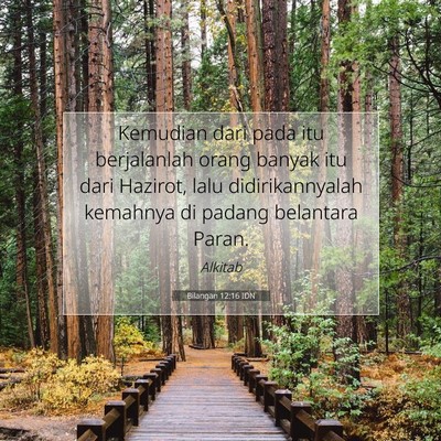 Bilangan 12:16 IDN Gambar Ayat Alkitab