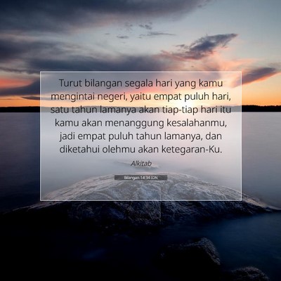 Bilangan 14:34 Ayat Alkitab Dijelaskan