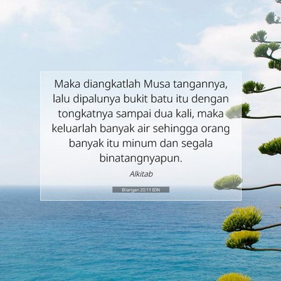 Bilangan 20:11 Ayat Alkitab Dijelaskan
