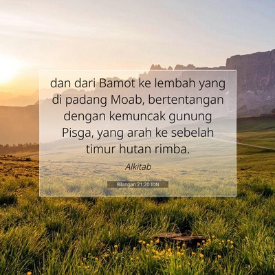 Bilangan 21:20 Ayat Alkitab Dijelaskan