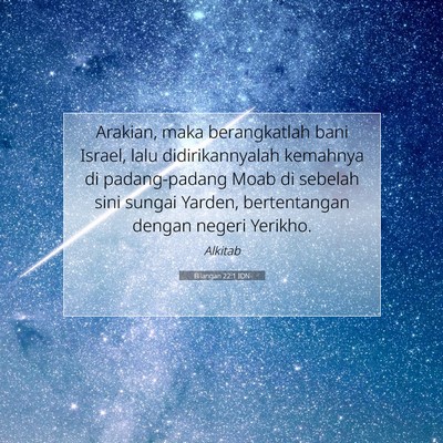 Bilangan 22:1 Ayat Alkitab Dijelaskan