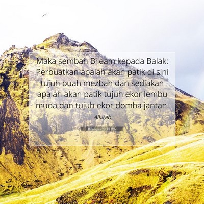 Bilangan 23:29 IDN Gambar Ayat Alkitab
