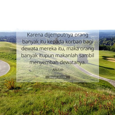 Bilangan 25:2 Ayat Alkitab Dijelaskan