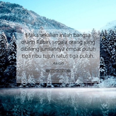Bilangan 26:7 Ayat Alkitab Dijelaskan