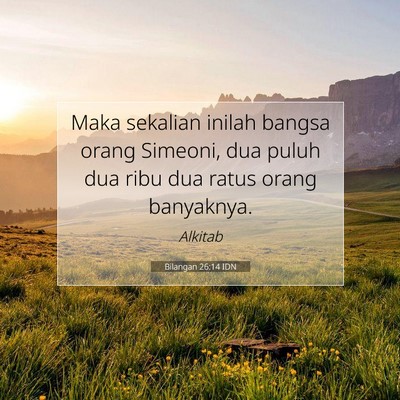 Bilangan 26:14 Ayat Alkitab Dijelaskan