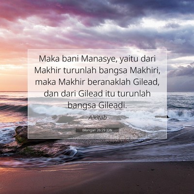Bilangan 26:29 Ayat Alkitab Dijelaskan