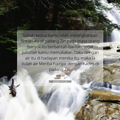 Bilangan 27:14 Ayat Alkitab Dijelaskan