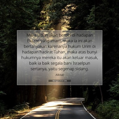 Bilangan 27:21 IDN Gambar Ayat Alkitab
