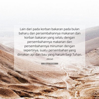 Bilangan 29:6 IDN Gambar Ayat Alkitab