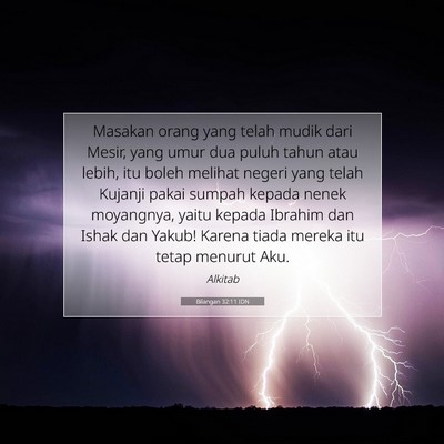 Bilangan 32:11 IDN Gambar Ayat Alkitab
