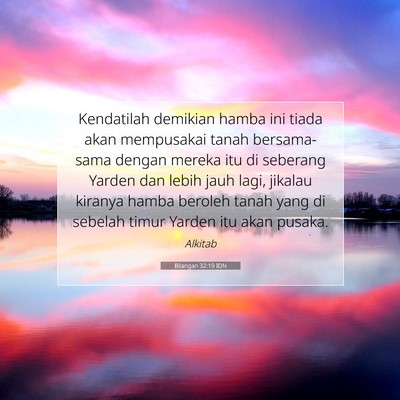 Bilangan 32:19 IDN Gambar Ayat Alkitab