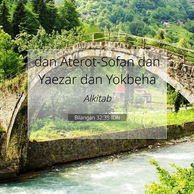 Bilangan 32:35 IDN Gambar Ayat Alkitab