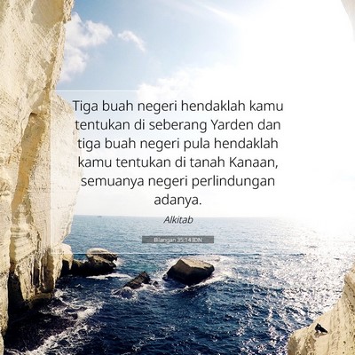 Bilangan 35:14 IDN Gambar Ayat Alkitab