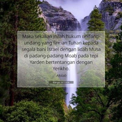 Bilangan 36:13 IDN Gambar Ayat Alkitab