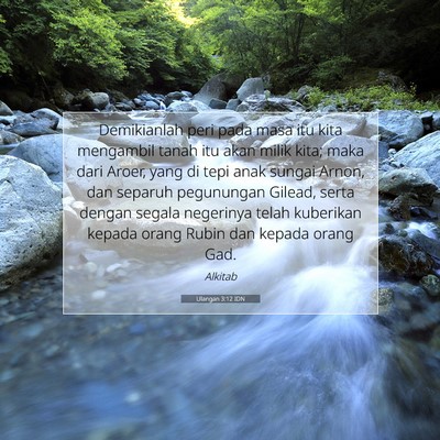 Ulangan 3:12 IDN Gambar Ayat Alkitab
