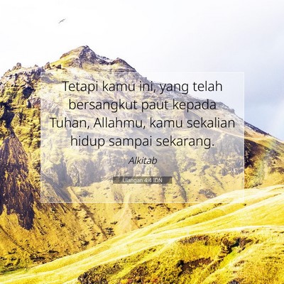 Ulangan 4:4 IDN Gambar Ayat Alkitab