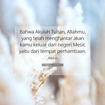 Ulangan 5:6 IDN Gambar Ayat Alkitab