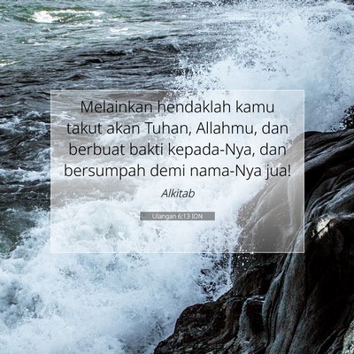 Ulangan 6:13 IDN Gambar Ayat Alkitab