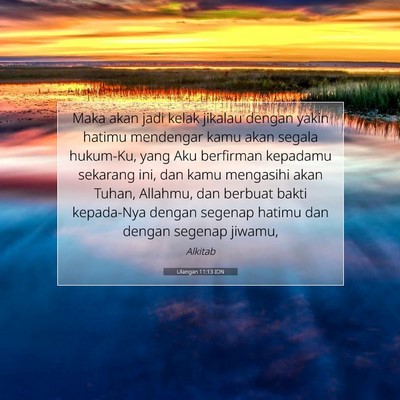 Ulangan 11:13 Ayat Alkitab Dijelaskan