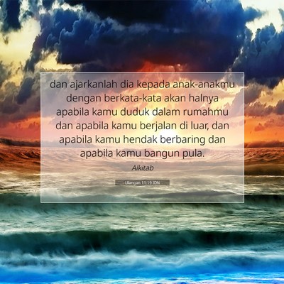 Ulangan 11:19 IDN Gambar Ayat Alkitab