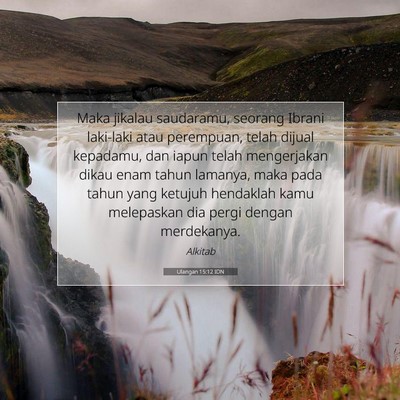 Ulangan 15:12 IDN Gambar Ayat Alkitab