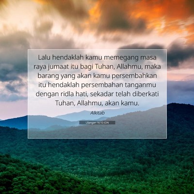 Ulangan 16:10 IDN Gambar Ayat Alkitab