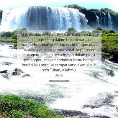 Ulangan 17:8 Ayat Alkitab Dijelaskan