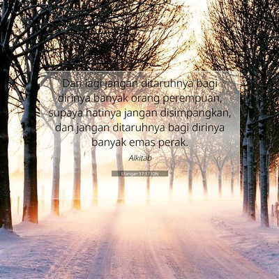 Ulangan 17:17 Ayat Alkitab Dijelaskan
