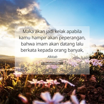 Ulangan 20:2 IDN Gambar Ayat Alkitab