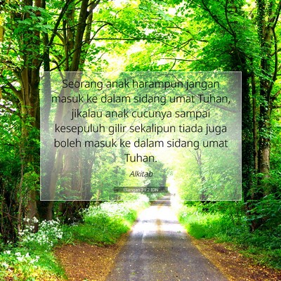 Ulangan 23:2 IDN Gambar Ayat Alkitab