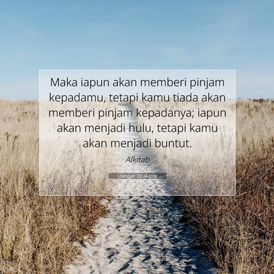 Ulangan 28:44 IDN Gambar Ayat Alkitab