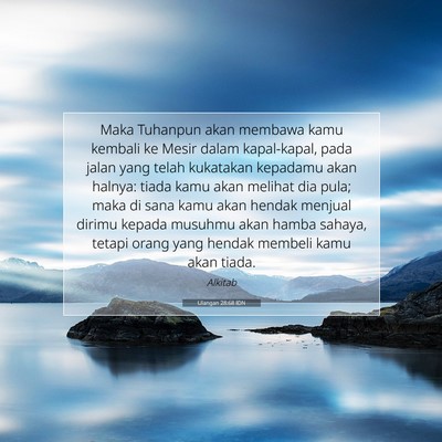 Ulangan 28:68 IDN Gambar Ayat Alkitab
