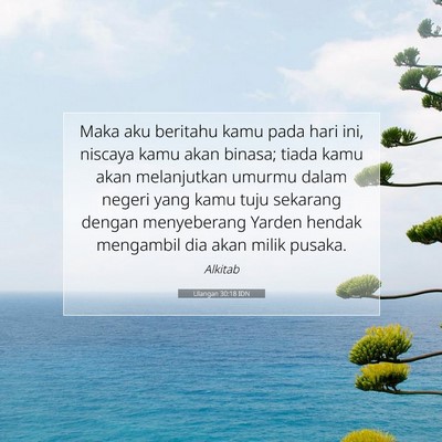Ulangan 30:18 IDN Gambar Ayat Alkitab