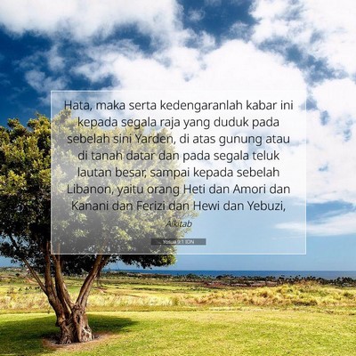 Yosua 9:1 IDN Gambar Ayat Alkitab