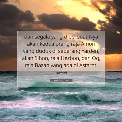 Yosua 9:10 IDN Gambar Ayat Alkitab