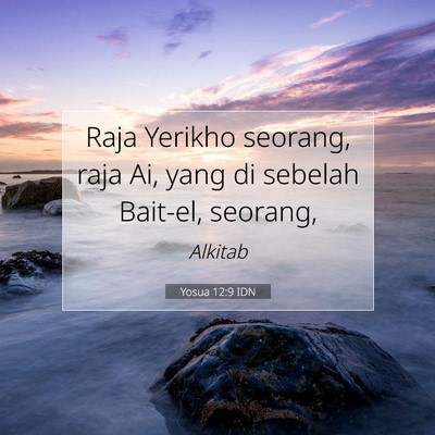Yosua 12:9 IDN Gambar Ayat Alkitab