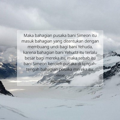 Yosua 19:9 IDN Gambar Ayat Alkitab