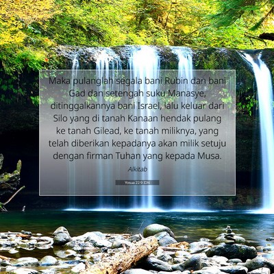 Yosua 22:9 IDN Gambar Ayat Alkitab