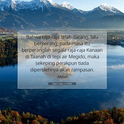 Hakim-hakim 5:19 IDN Gambar Ayat Alkitab