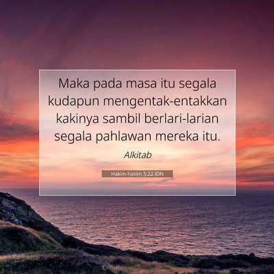 Hakim-hakim 5:22 IDN Gambar Ayat Alkitab