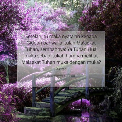 Hakim-hakim 6:22 IDN Gambar Ayat Alkitab