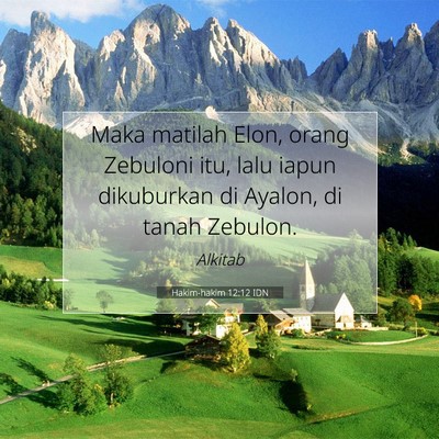 Hakim-hakim 12:12 Ayat Alkitab Dijelaskan