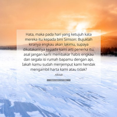 Hakim-hakim 14:15 IDN Gambar Ayat Alkitab
