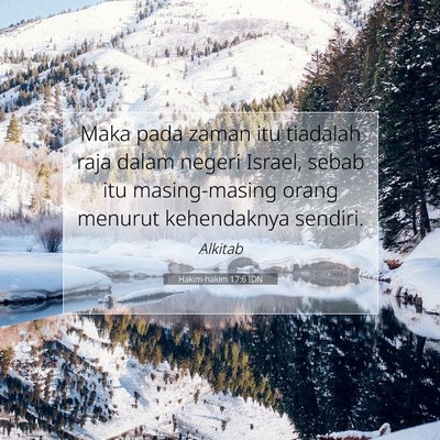Hakim-hakim 17:6 IDN Gambar Ayat Alkitab