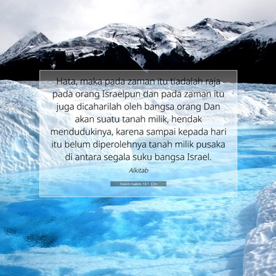 Hakim-hakim 18:1 IDN Gambar Ayat Alkitab